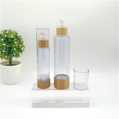 Bambus-Lotion-Flasche